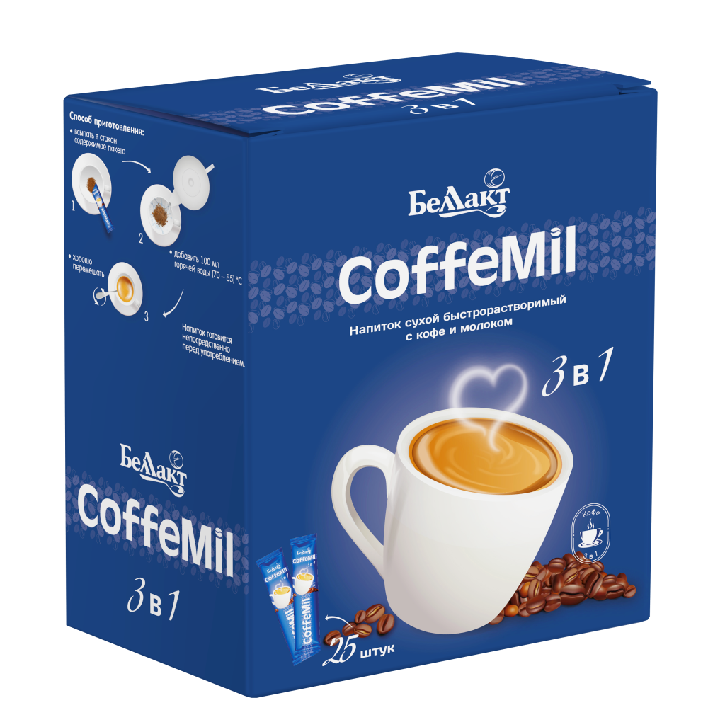 Напиток сухой быстрорастворимый с кофе и молоком «CoffeMil»